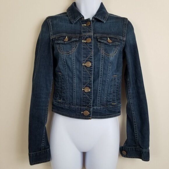 American Eagle Denim Jacket Stretch Size XS - Picture 2 of 6